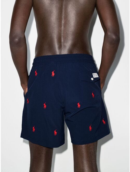 Polo Ralph Lauren logo embroidered drawstring shorts