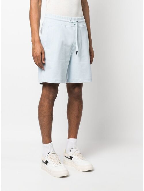 Belstaff logo-patch cotton track shorts