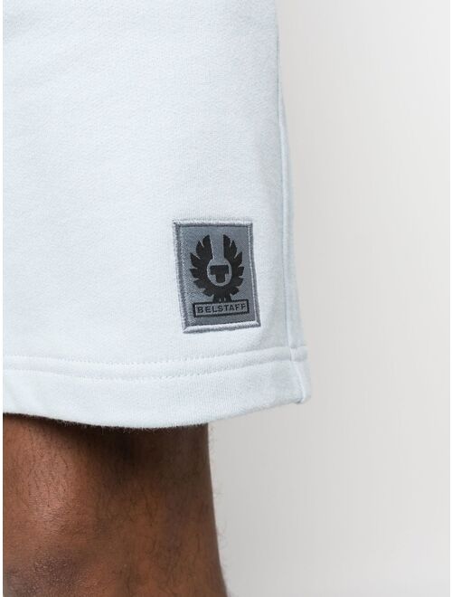 Belstaff logo-patch cotton track shorts