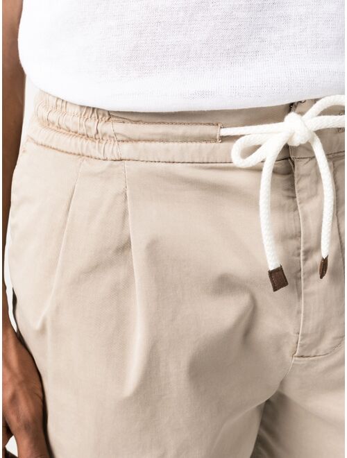 Brunello Cucinelli drawstring-fastening cotton shorts