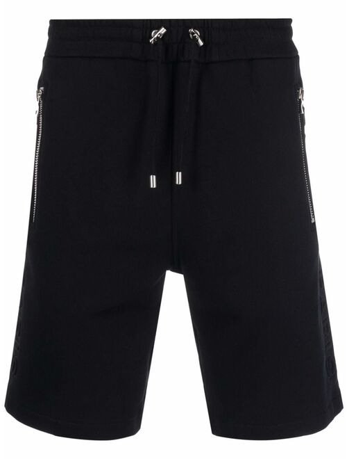 Balmain embossed-logo bermuda shorts