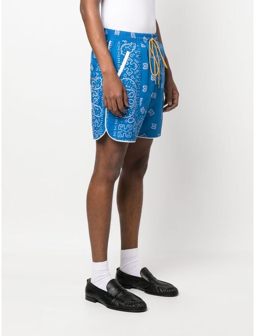 Rhude bandana-print track shorts