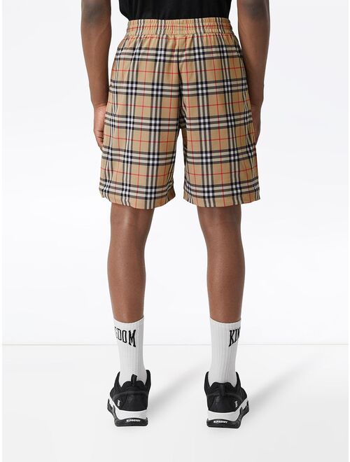 Burberry check-print shorts