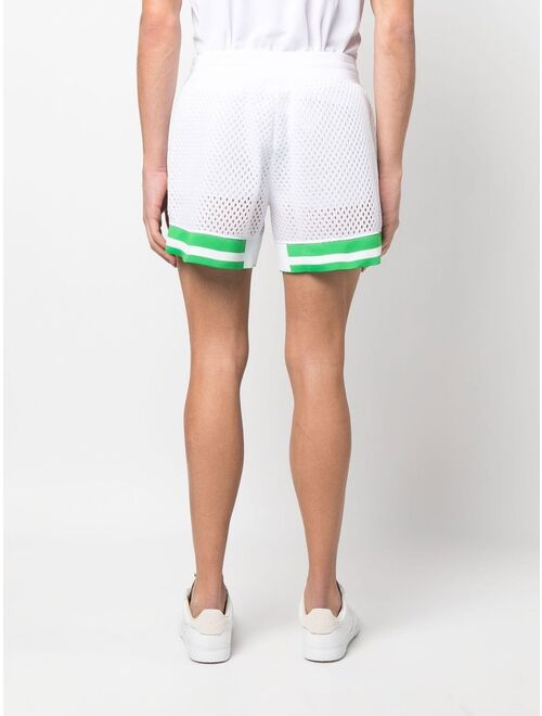 J Lindeberg embroidered-logo mesh shorts