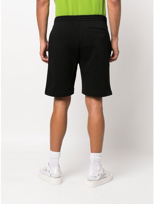 Lacoste logo-patch track shorts