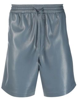 Nanushka faux leather Bermuda shorts