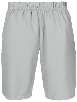 Goldwin elasticated reflective-logo shorts