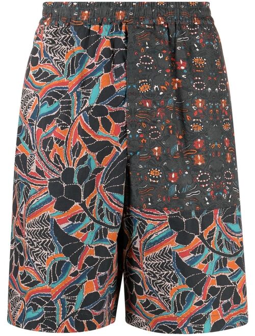 Isabel Marant MARANT graphic-print deck shorts