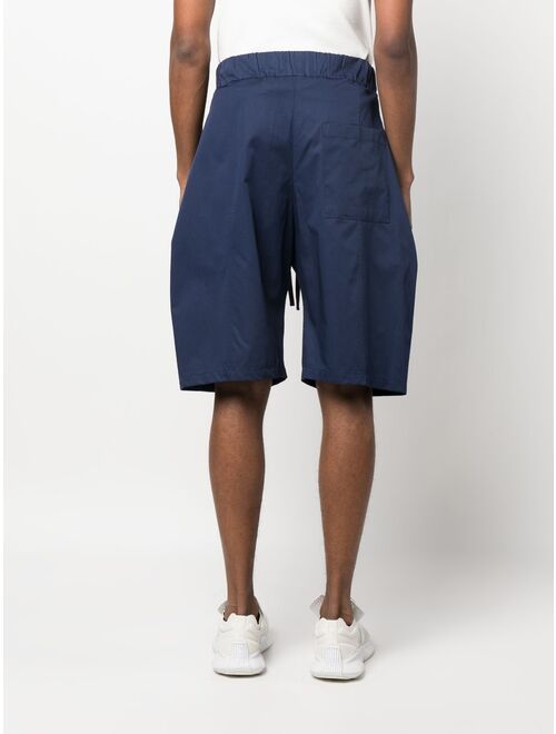 SAGE NATION inverted-pleat bermuda shorts