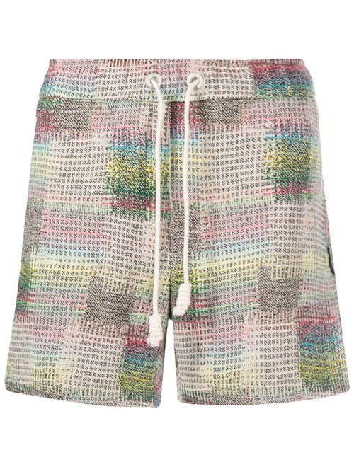Palm Angels jacquard-pattern shorts
