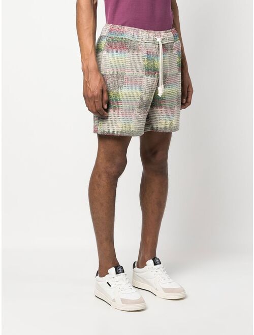 Palm Angels jacquard-pattern shorts