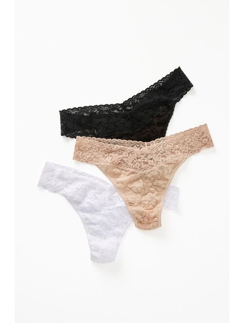Hanky Panky Original Rise Thongs, Set of Three