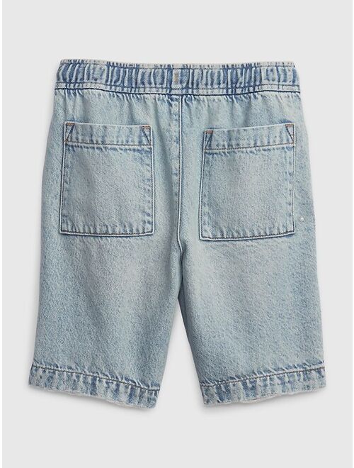 Gap Kids Easy Pull-On Denim Shorts with Washwell