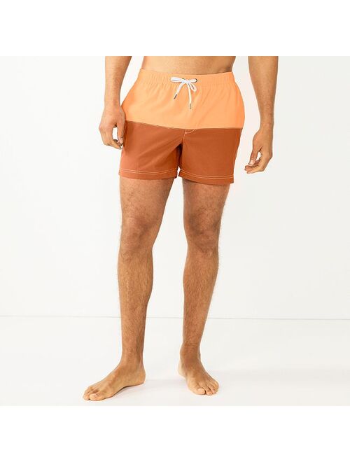 Men's Sonoma Goods For Life 5" Full Elastic-Waistband Swim Trunks