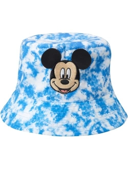 Boys' Mickey Mouse & Cars Lightning McQueen Bucket Hat - Reversible Sun Hat (Age: 12 Months - 7)