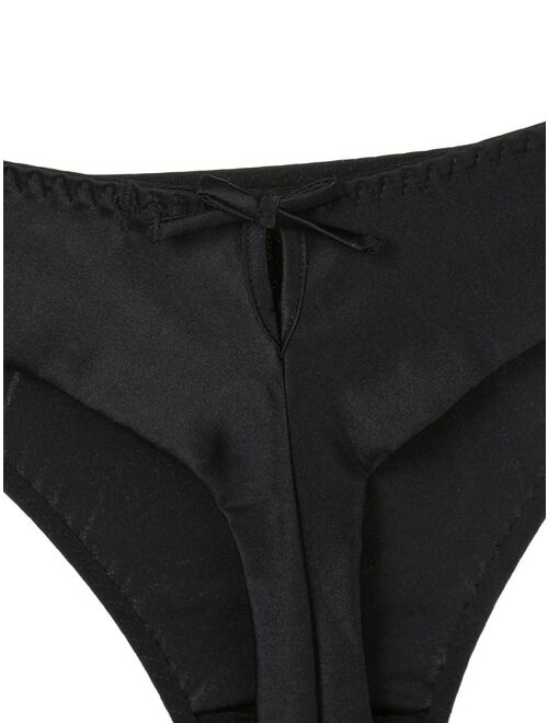 Fleur Du Mal Luxe thong