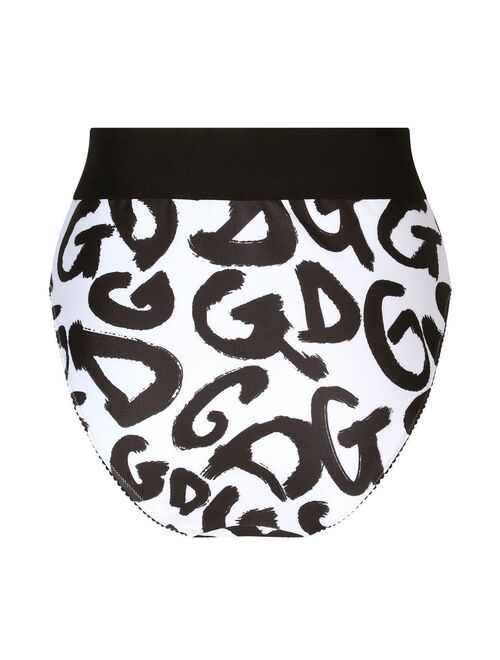 Dolce & Gabbana graffiti-print logo briefs