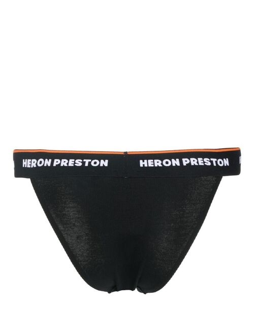 Heron Preston logo-waist stretch-cotton briefs