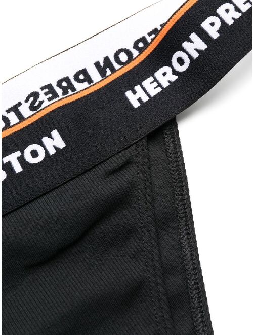 Heron Preston logo-waist stretch-cotton briefs