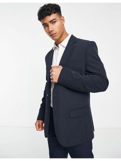 unlined blazer in navy