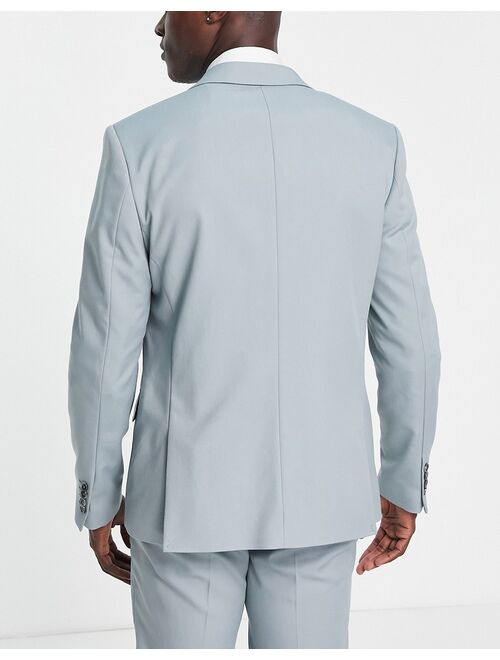 River Island suit jacket in blue
