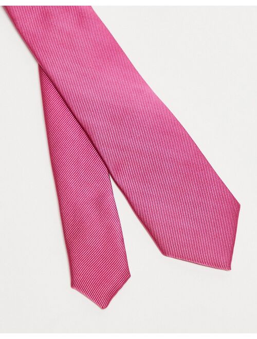 River Island twill tie in pink
