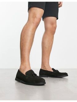 tassel loafer in black