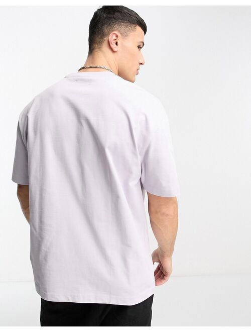 River Island studio oversized t-shirt in lilac