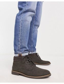 chukka boots in gray