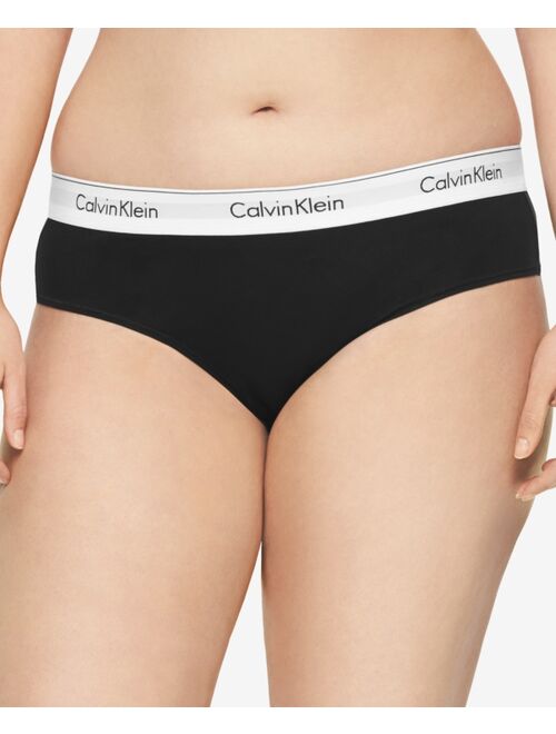CALVIN KLEIN Plus Size Modern Cotton Logo Hipster Underwear QF5118