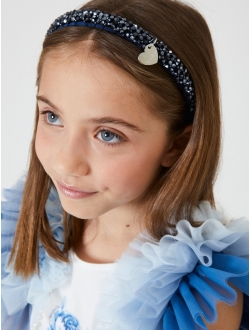 crystal-embellished headband