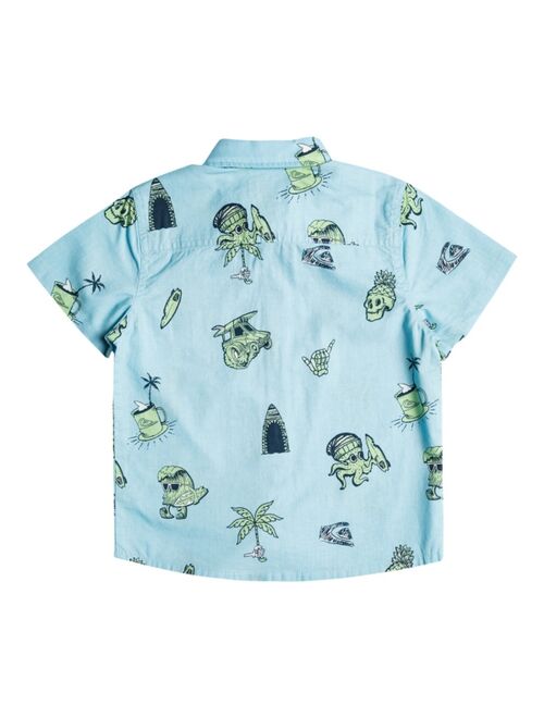 QUIKSILVER Little Boys Youth Nono Surf Day Short Sleeve Shirt
