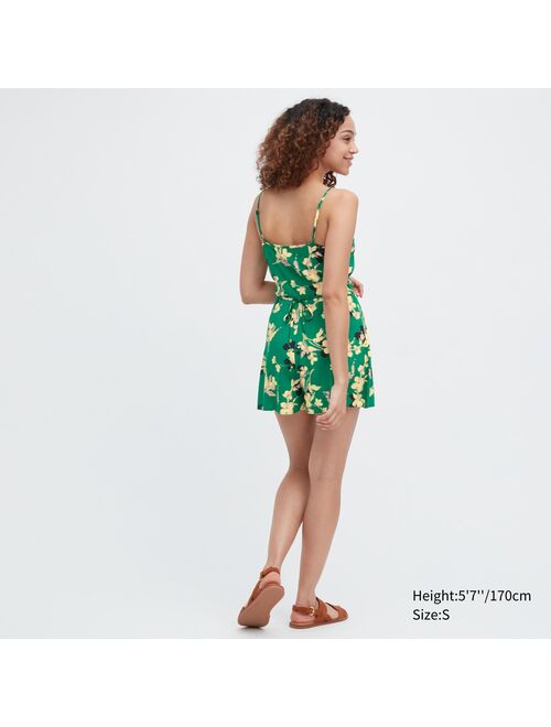 Uniqlo Printed Camisole Romper
