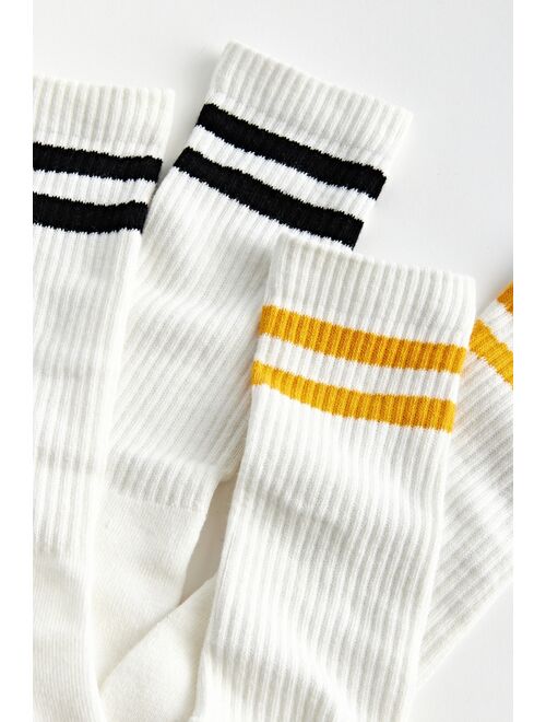 Urban Outfitters Double Stripe Crew Sock 2-Pack