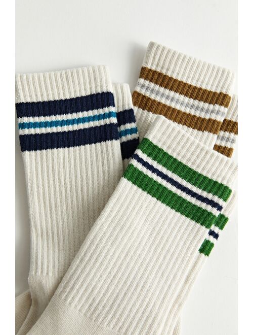 Urban Outfitters Retro Stripes Crew Sock 3-Pack