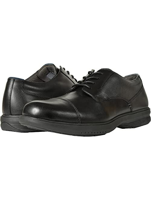 Nunn Bush Melvin Street Cap Toe Oxford with KORE Slip Resistant Walking Comfort Technology