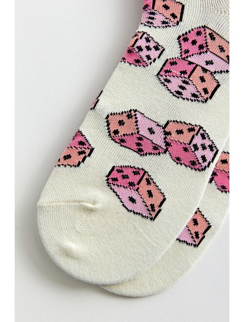 Urban Outfitters Dice Tossed Icon Crew Sock