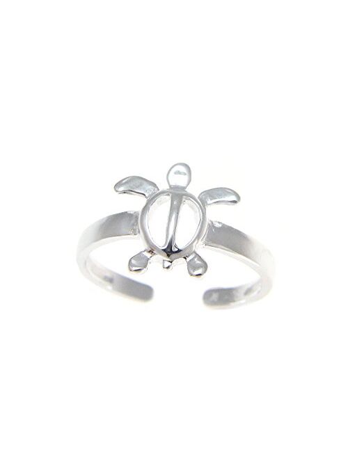 Arthur's Jewelry 925 Sterling Silver Hawaiian Honu Turtle Toe Ring