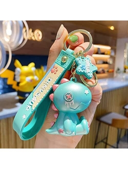 BEXOA Cute Keychain Christmas Gift - New Year Kawaii Keychains Dinosaur Boy Girl Backpack Bag Charms Women Men Car Key Ring