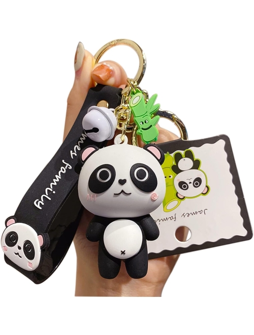BEXOA Cute Keychain Christmas Gift - New Year Kawaii Backpack Charms Cartoon Animal Boy Girl Keychains Women Men Car Key Ring