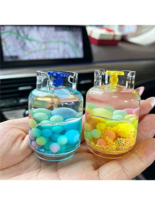 TOU-BEGUIN Bottle Jelly Bean Decoration, Liquid Quicksand Handbag Accessories