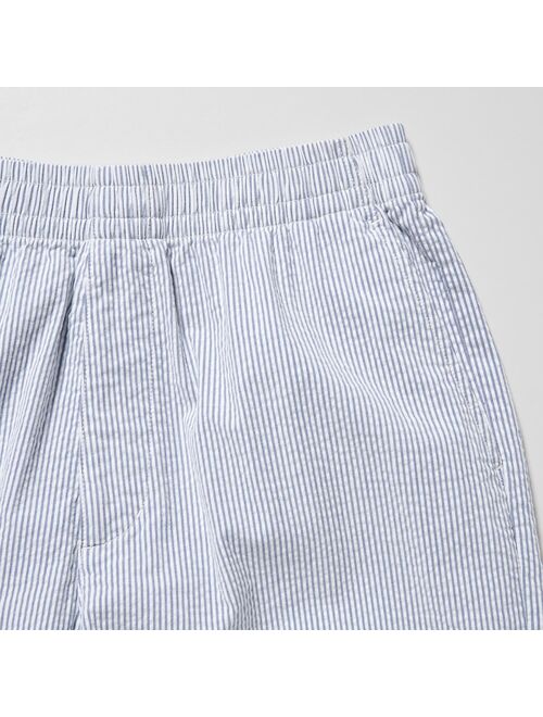 UNIQLO Dry Stretch Easy Shorts (Seersucker) (8")