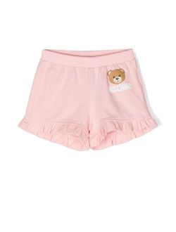 Kids Teddy Bear motif shorts