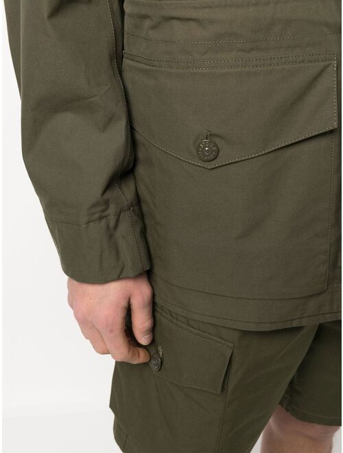 Stone Island Compass-patch long-sleeved jacket