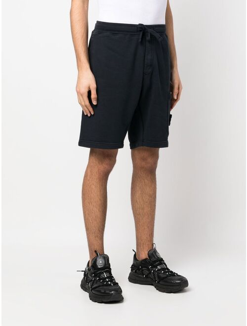 Stone Island Compass-patch cargo shorts