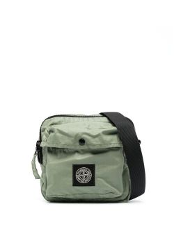 logo-patch messenger bag