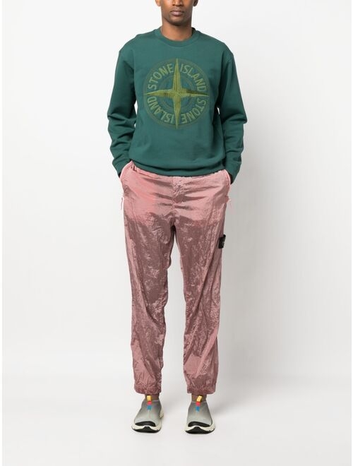 Stone Island Compass-motif track trousers