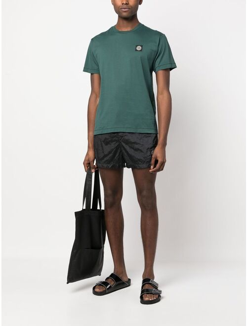 Stone Island Compass-patch cotton T-shirt