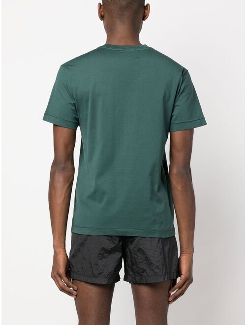 Stone Island Compass-patch cotton T-shirt