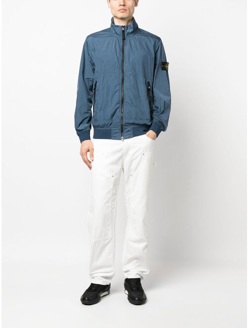 Stone Island Compass-patch zip-up jacket